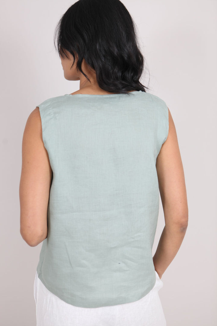 Gracie Linen Top for Women - gallery