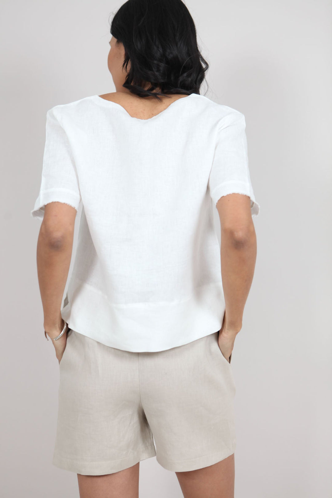 Sallie Linen Top for Women - gallery