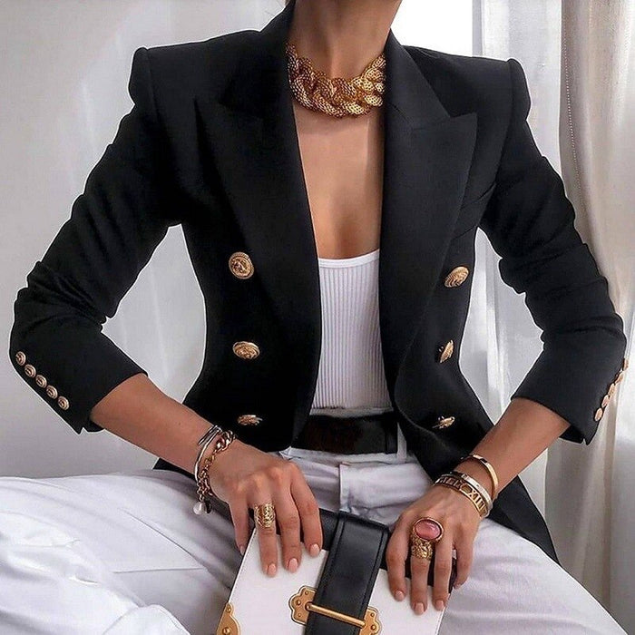 Soft Tailored Blazer with a Relaxed Fit for Women