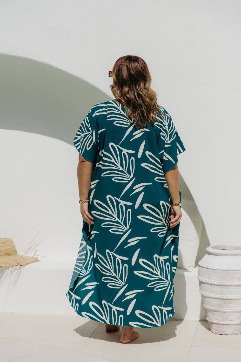 Celeste Long Kaftan Dress for Women - gallery