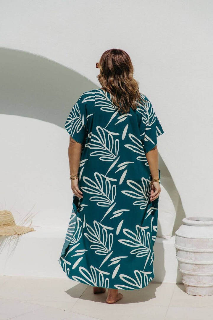 Celeste Long Kaftan Dress for Women - gallery