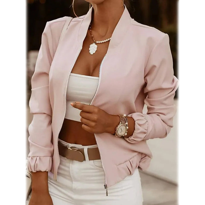 Breeze Lightweight Jacket with Open-Collar Neckline