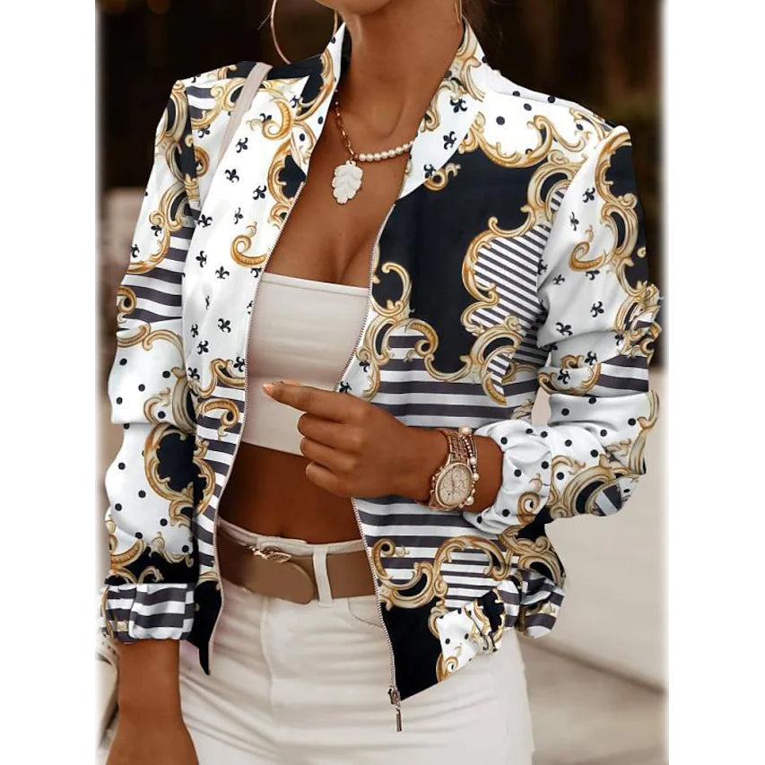 Breeze Lightweight Jacket with Open-Collar Neckline