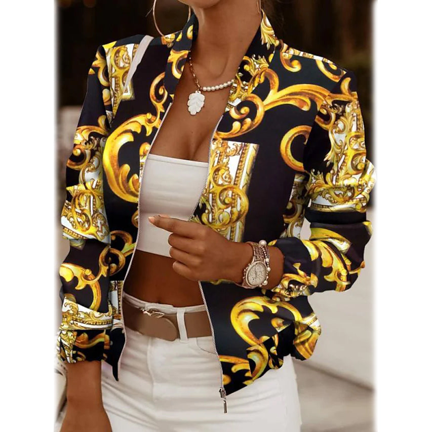 Breeze Lightweight Jacket with Open-Collar Neckline