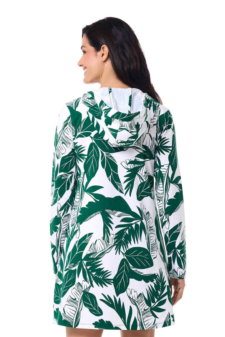Women's Catalina Cover-Up Dress with Pockets | Eden Green Palm Paradise — gallery