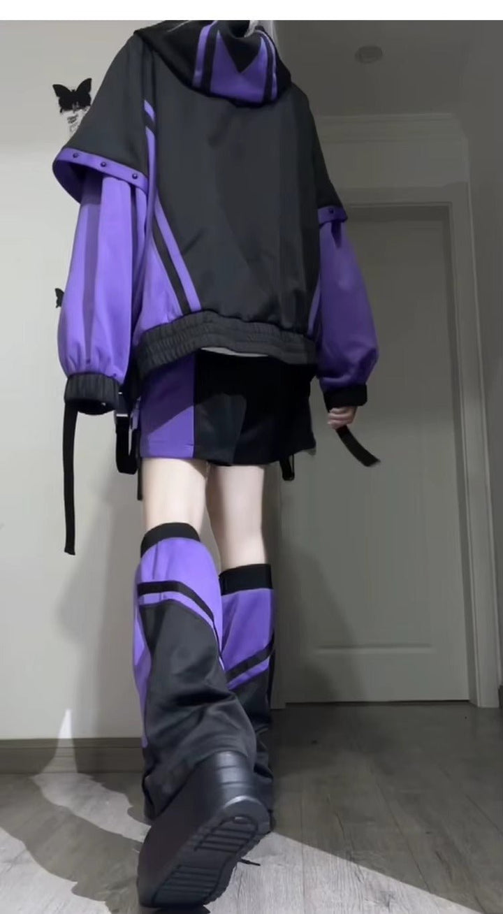 Purple Techwear Jacket for Women - gallery