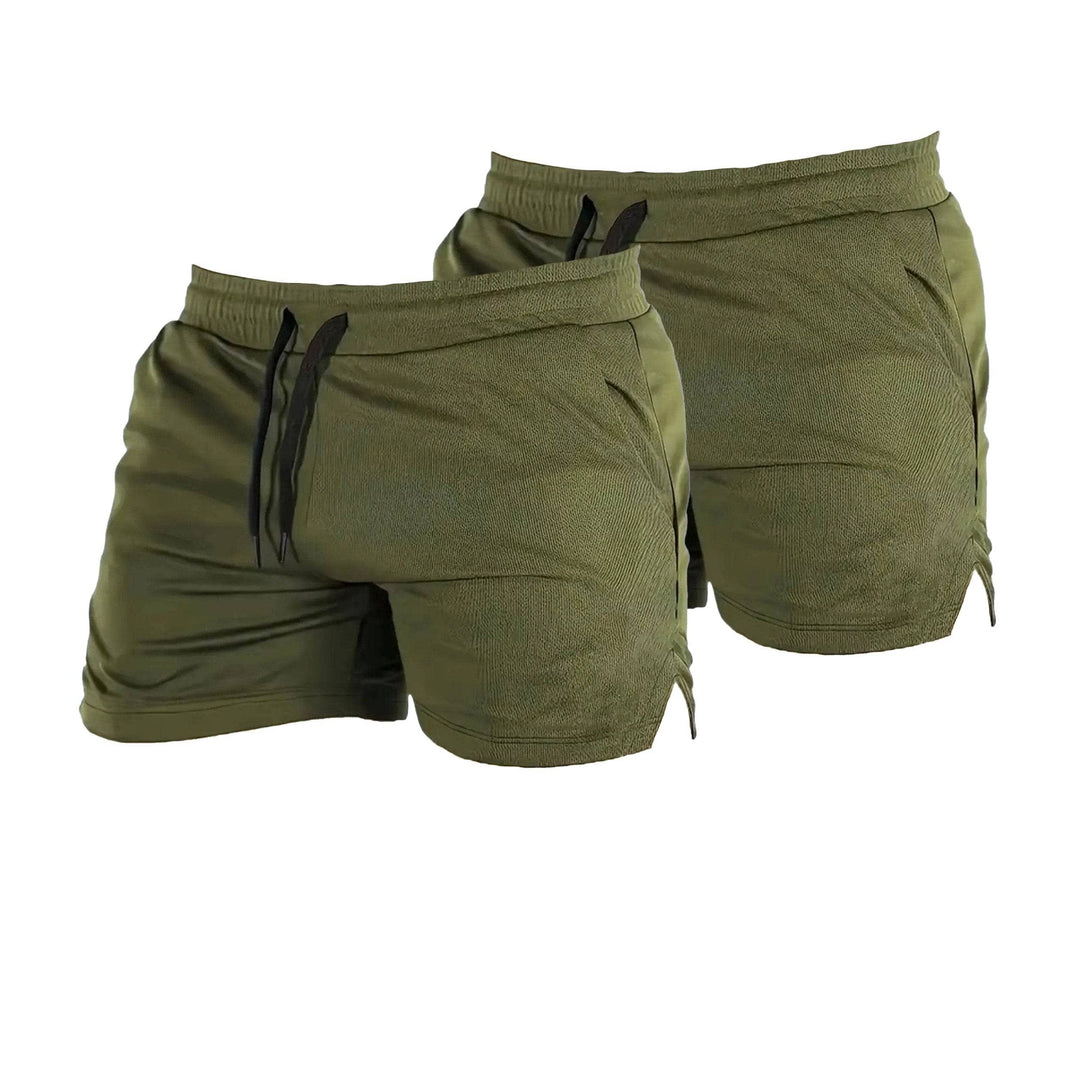 Army Green Urban Hoochie Daddy Shorts for Men - gallery