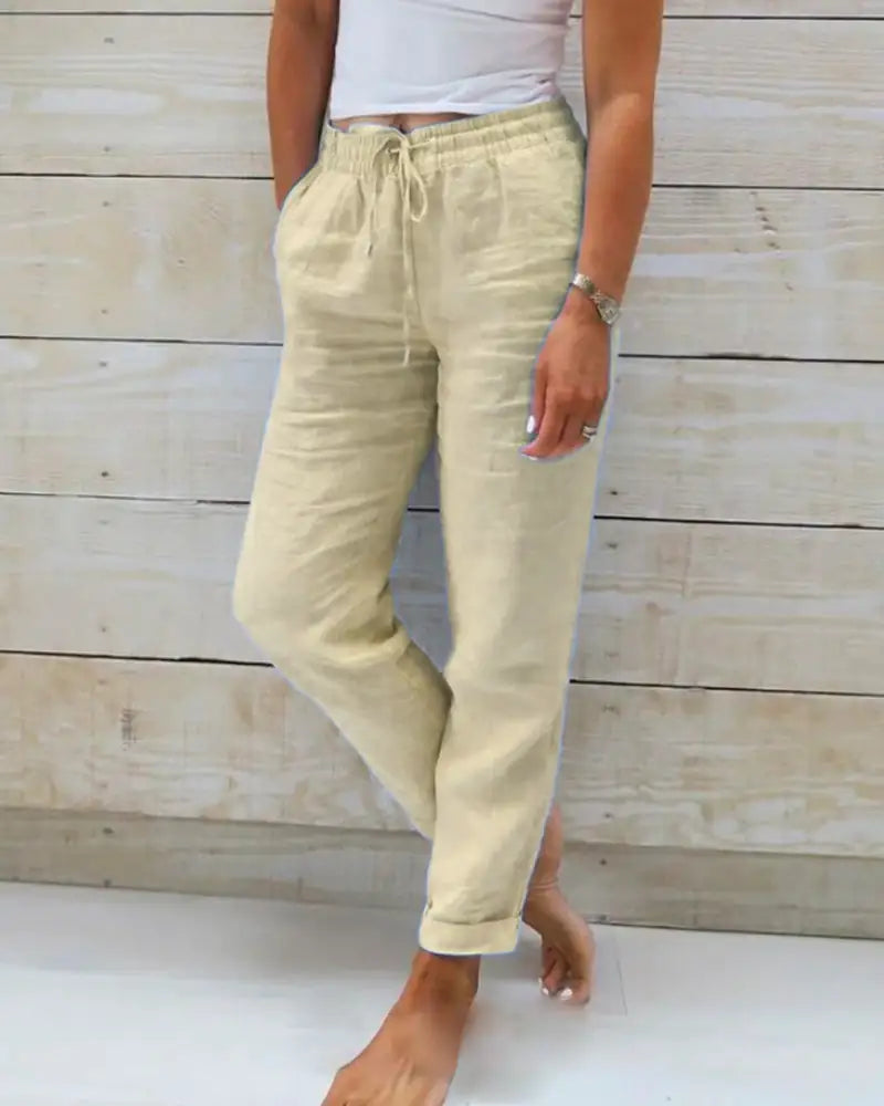 Linen Pants for Trousers for Women - gallery