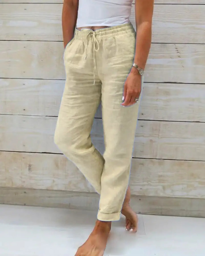 Linen Pants for Trousers for Women - gallery